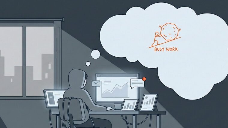 The illusion of productivity (why you are busy but broke)