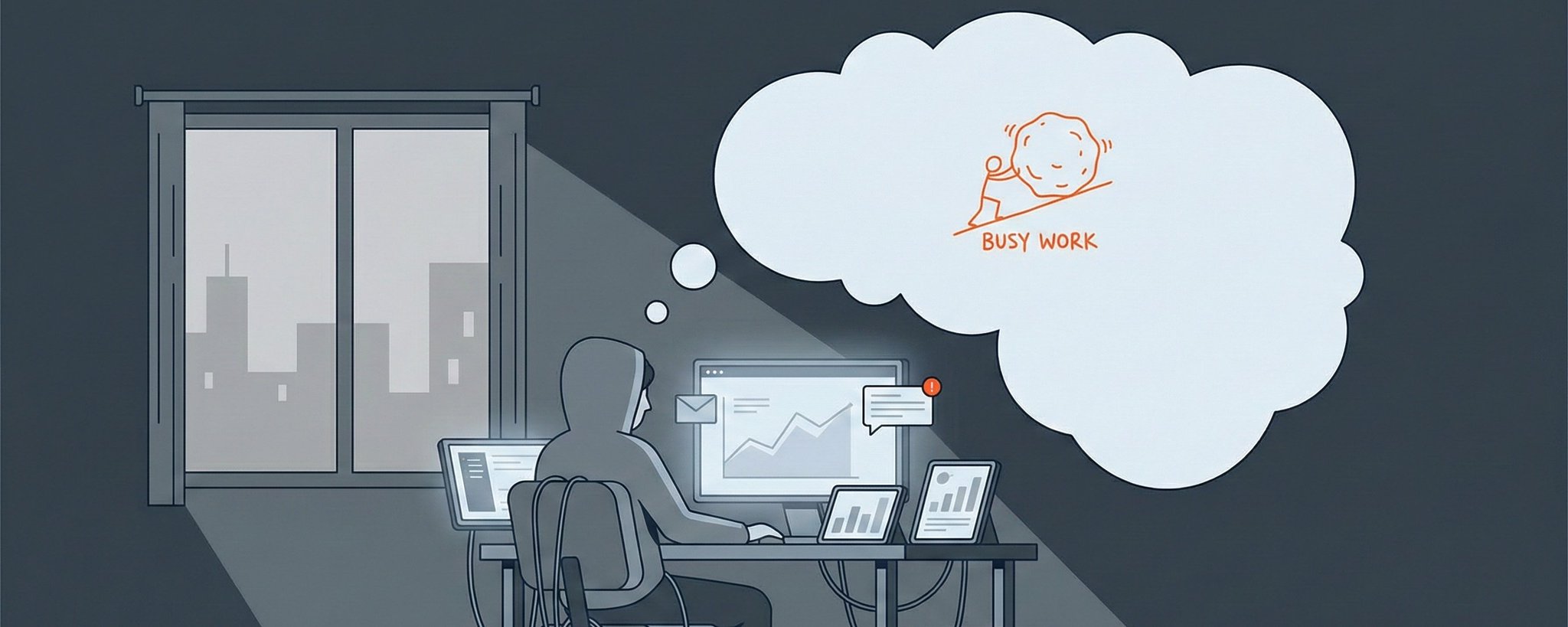 The illusion of productivity (why you are busy but broke)