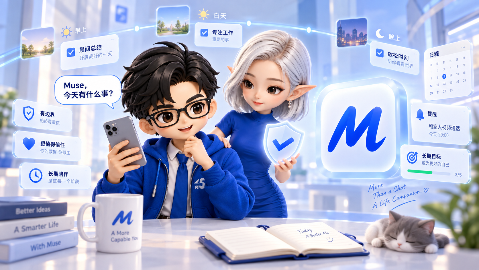 Muse 长期陪伴、提醒与权限边界